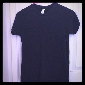 Girls’ thin heather (dark) grey T (L14-16)